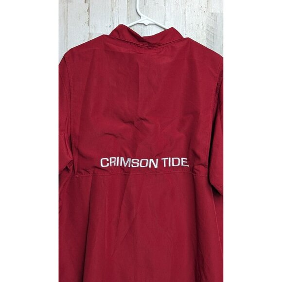 Alabama Crimson Tide Pro Edge Vented Shirt Large Pockets Embroidered - Picture 7 of 11